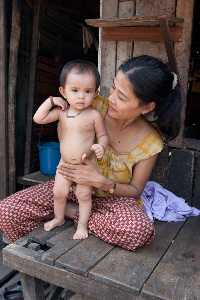 Baby in Cambodia — Baby growing up in poverty in rural Cambodia. — Cambodia, Khmer, babies, Children, child