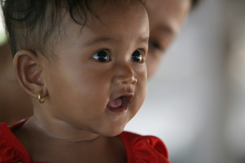 Baby in Cambodia — Baby growing up in poverty in rural Cambodia. — Cambodia, Khmer, babies, Children, child