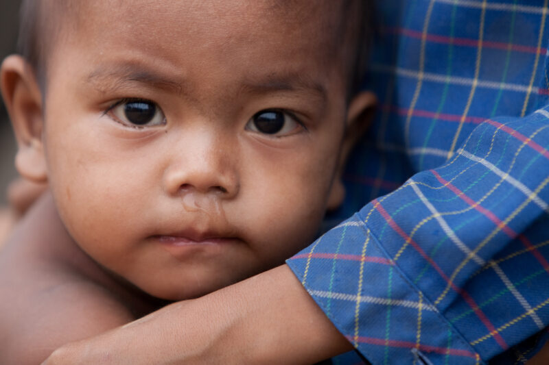 Baby in Cambodia — Cambodia, poor, poverty, faces, children