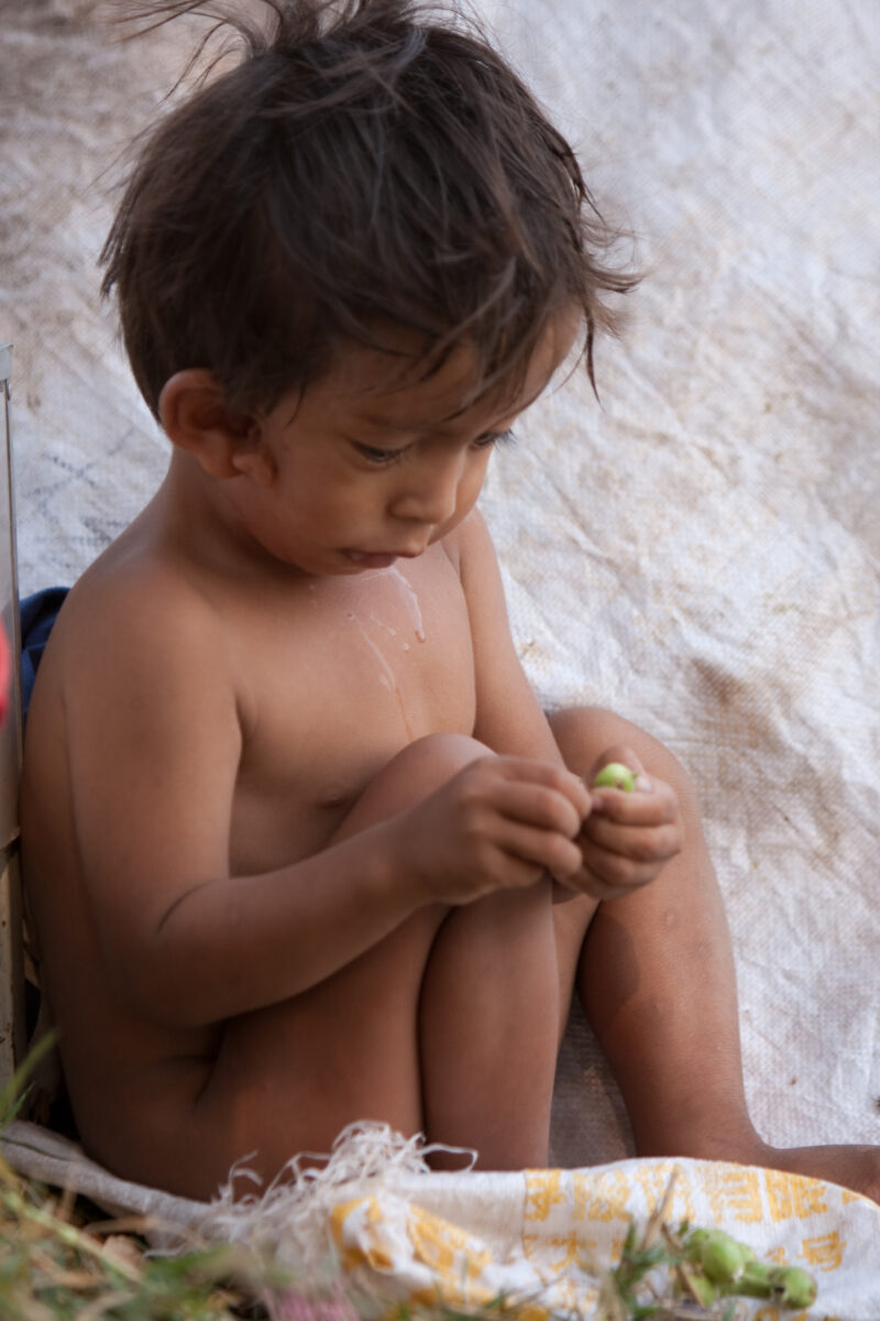 Baby in Cambodia — Baby growing up in poverty in rural Cambodia. — Cambodia, Khmer, babies, Children, child