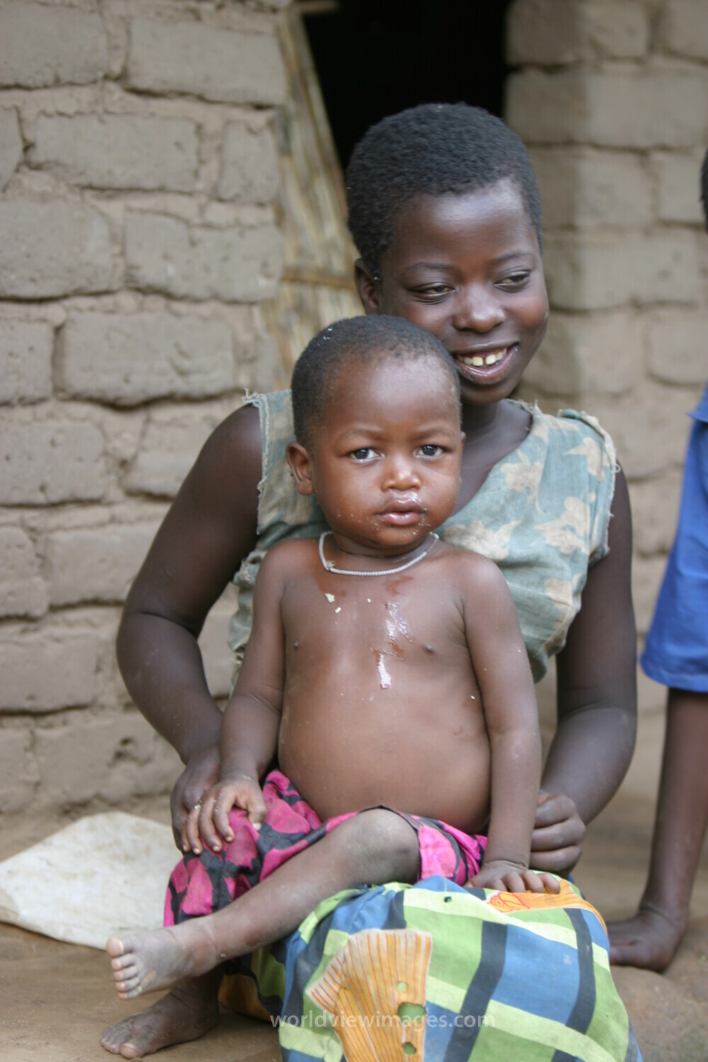Baby in Malawi, Africa
