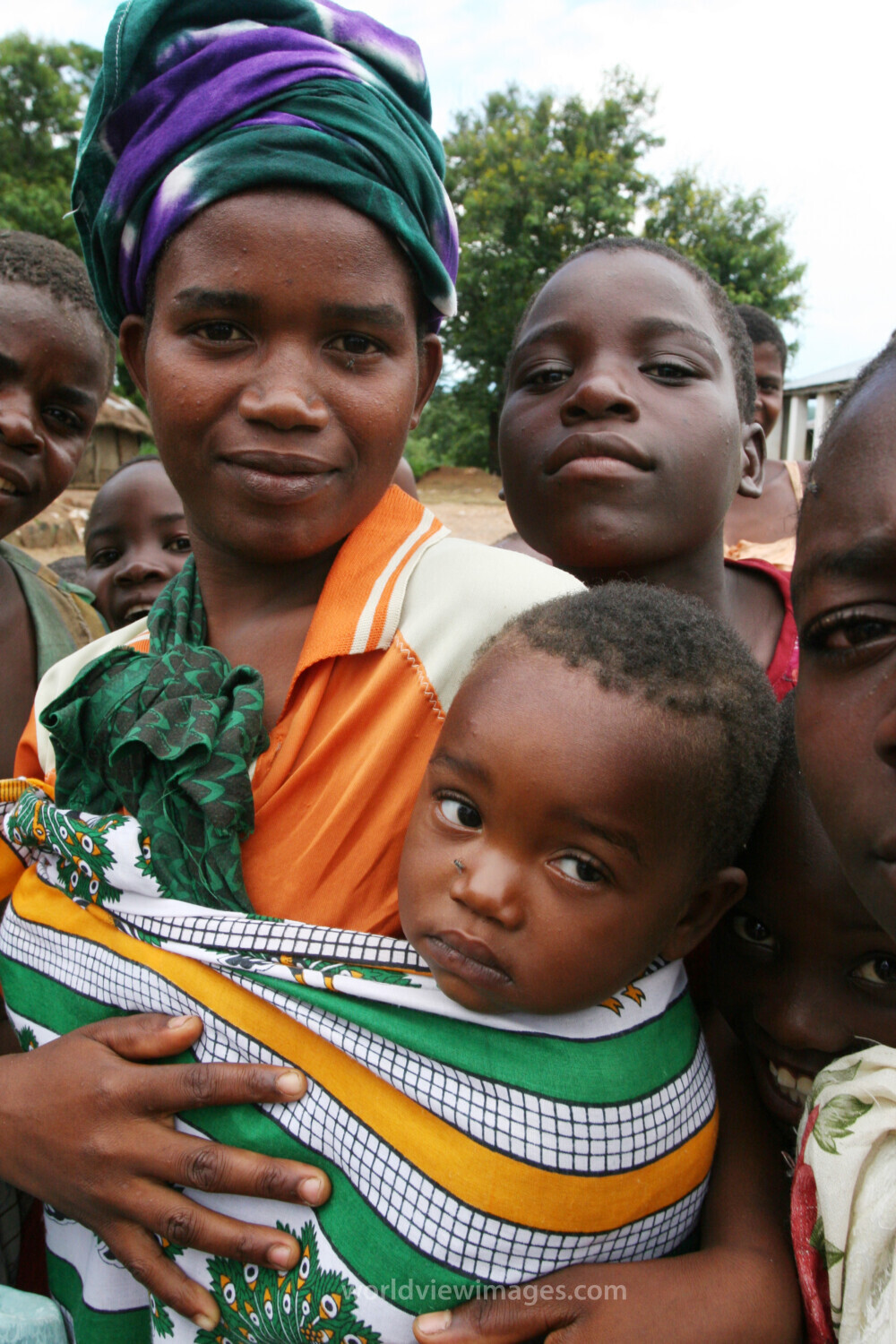 Baby in Malawi, Africa