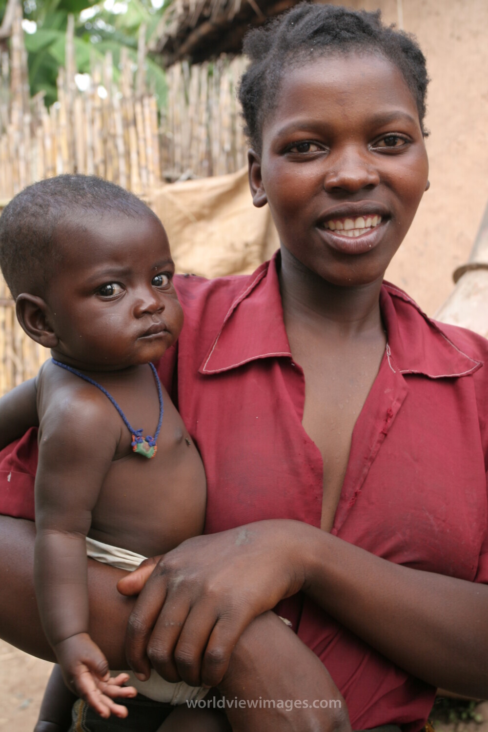 Baby in Malawi, Africa