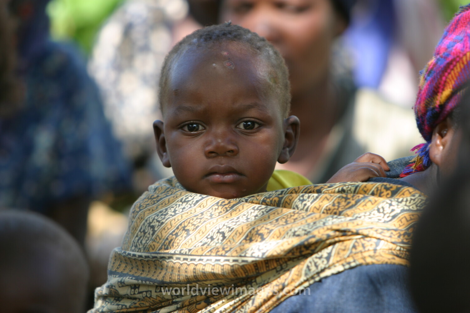 Baby in Malawi, Africa