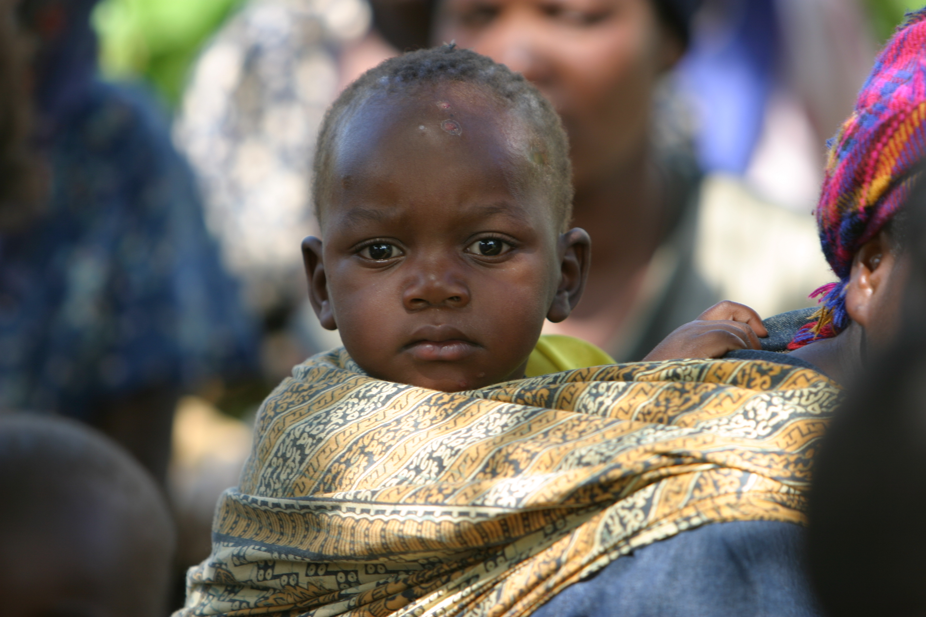 Baby in Malawi, Africa