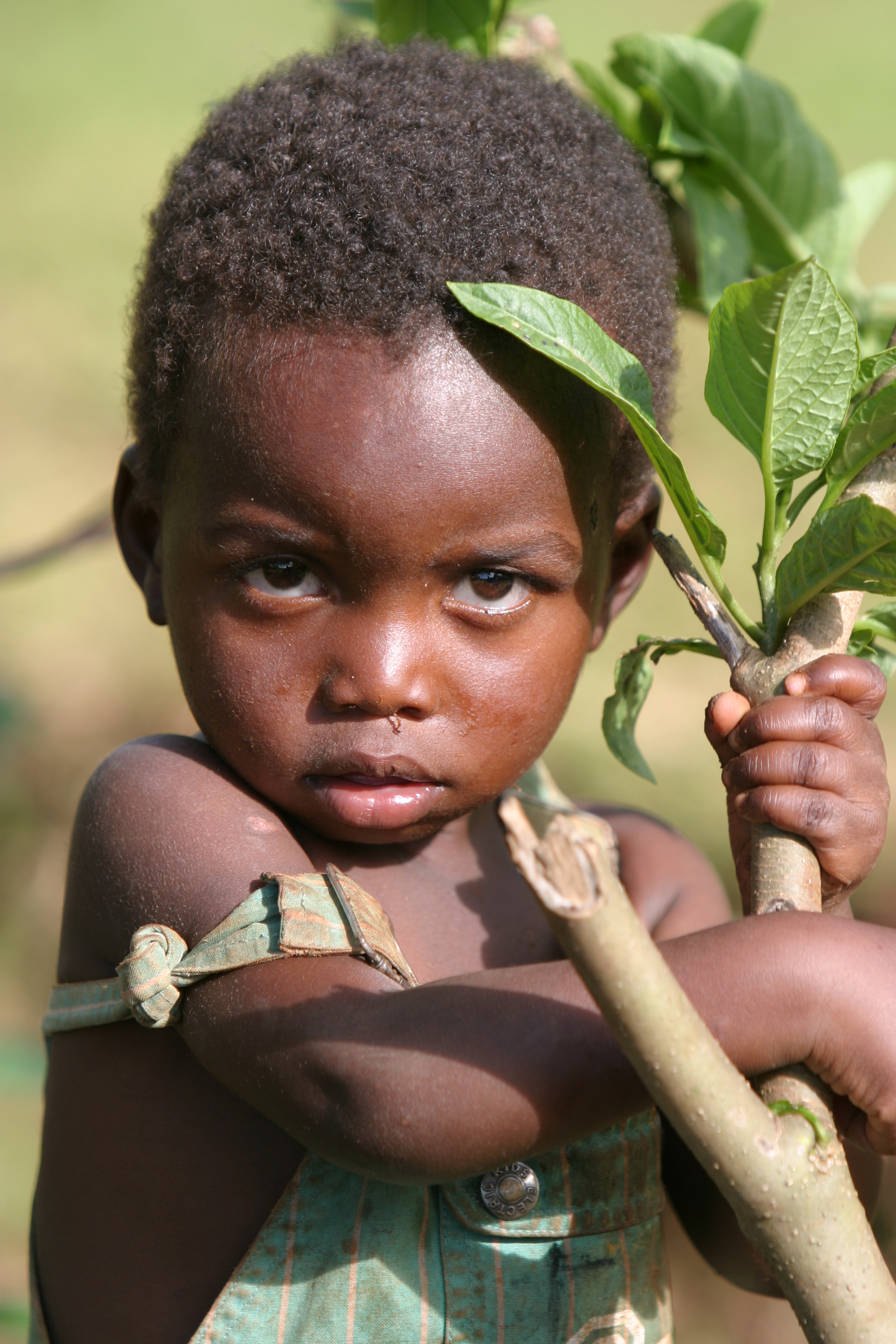 Baby in Malawi, Africa