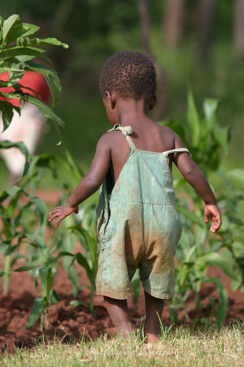 Baby in Malawi, Africa