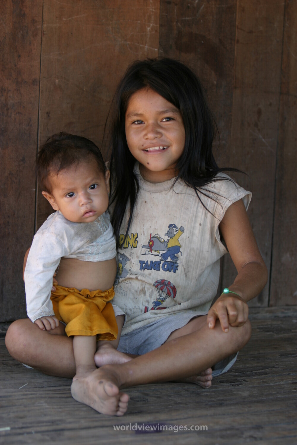 Amerindian Baby in Peru