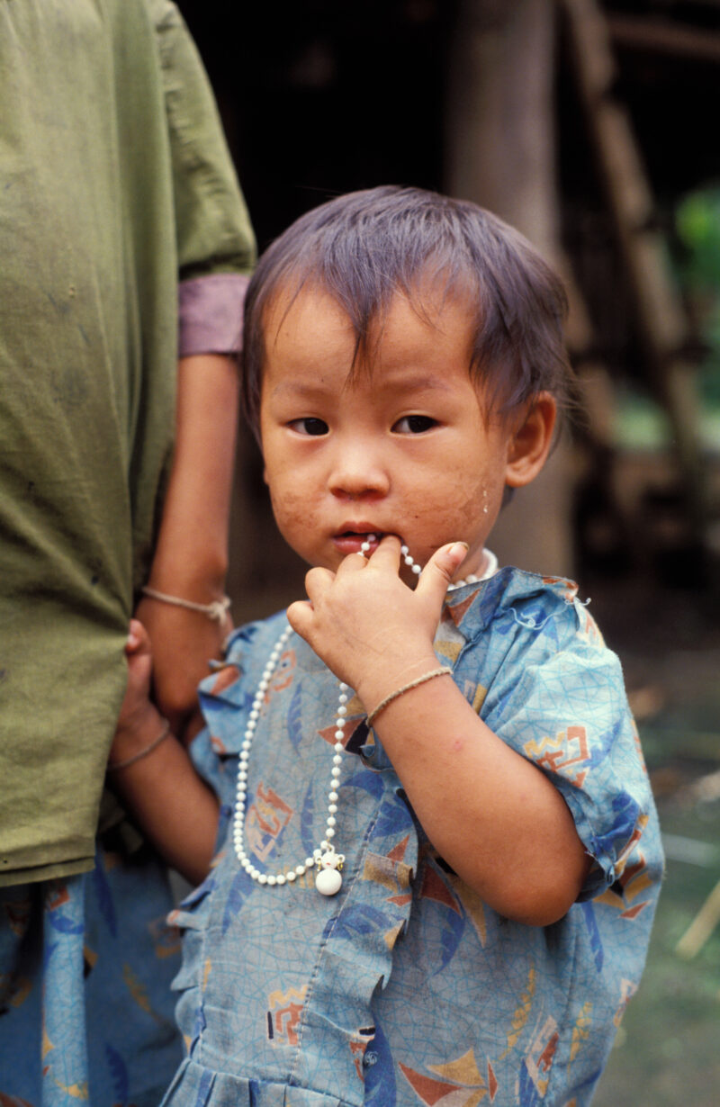 Karen Refugee Baby — Baby growing up in a Karen refugee camp in Thailand — Children, babies, faces, Thailand, Karen
