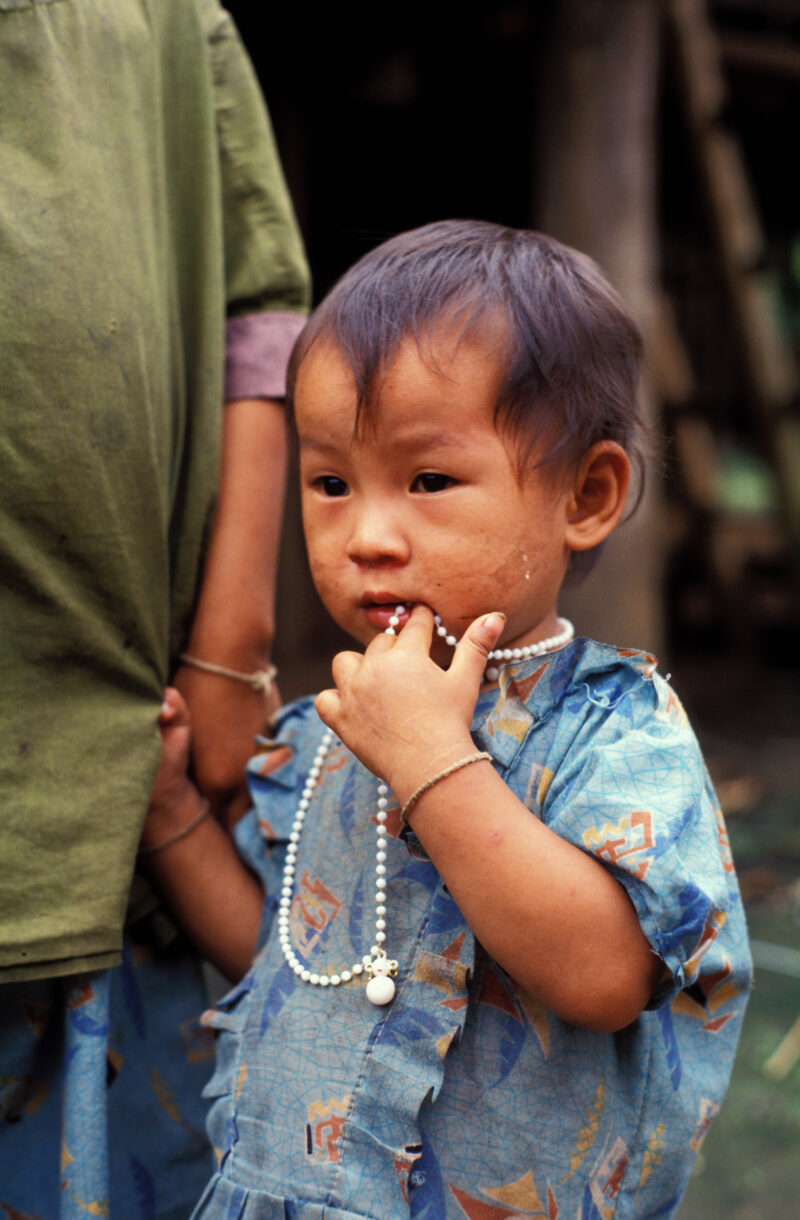 Karen Refugee Baby — Baby growing up in a Karen refugee camp in Thailand — Children, babies, faces, Thailand, Karen