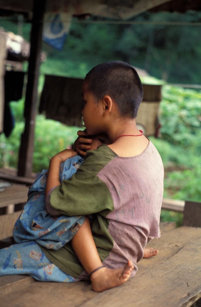 Karen Refugee Baby — Baby growing up in a Karen refugee camp in Thailand — Children, babies, faces, Thailand, Karen