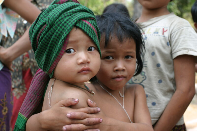 Baby in Cambodia — Baby growing up in poverty in rural Cambodia. — Cambodia, Khmer, babies, Children, child