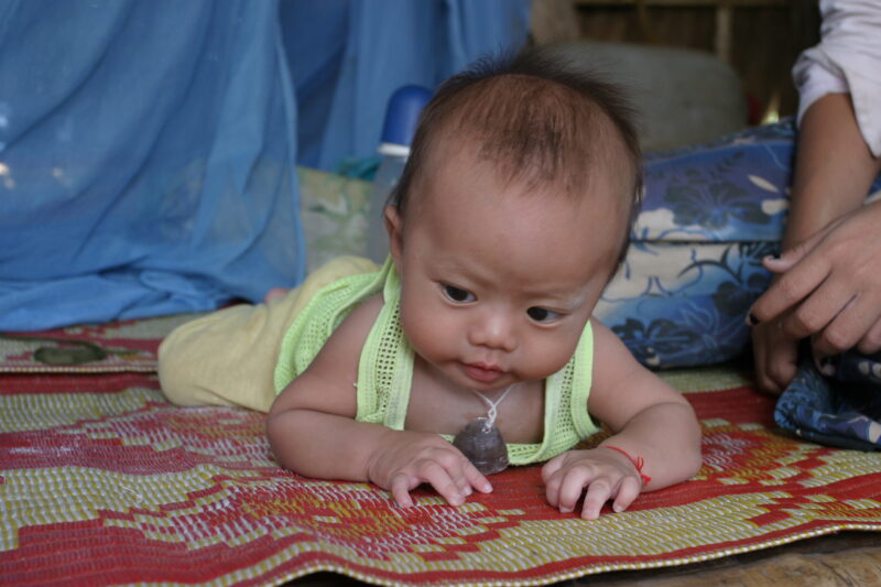 Baby in Cambodia — Baby growing up in poverty in rural Cambodia. — Cambodia, Khmer, babies, Children, child