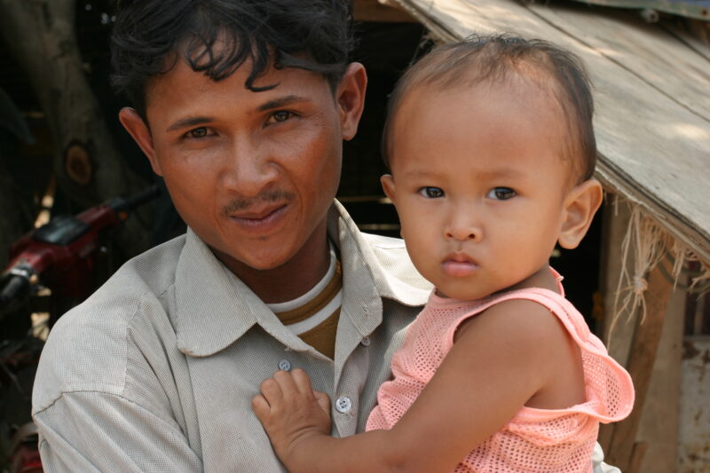 Baby in Cambodia — Baby growing up in poverty in rural Cambodia. — Cambodia, Khmer, babies, Children, child