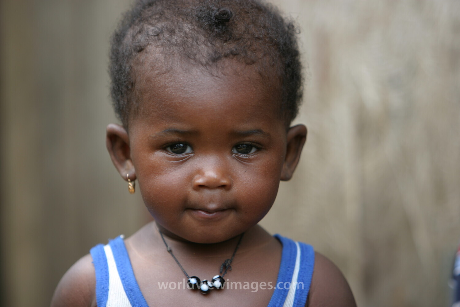 Baby in Sao Tome, Africa
