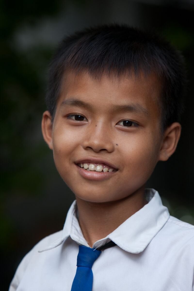 Boy In Cambodia — Stock image of young boy living in poverty in Rural Cambodia — Cambodia, Boy, boys, poverty, child