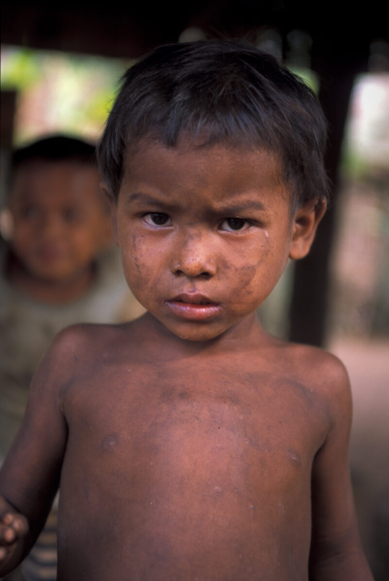 Boy In Cambodia — Stock image of young boy living in poverty in Rural Cambodia — Cambodia, Boy, boys, poverty, child