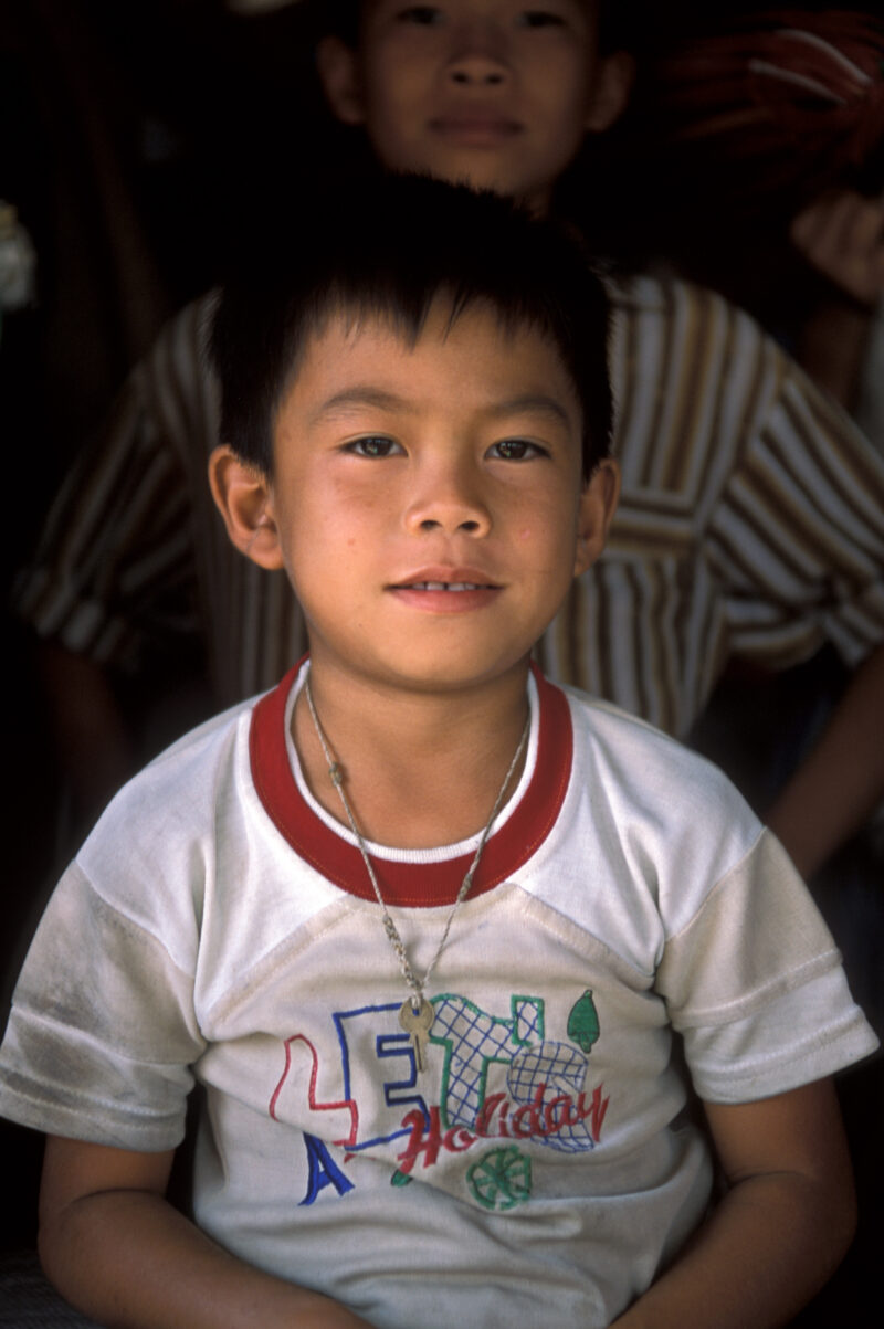 Boy In Cambodia — Stock image of young boy living in poverty in Rural Cambodia — Cambodia, Boy, boys, poverty, child