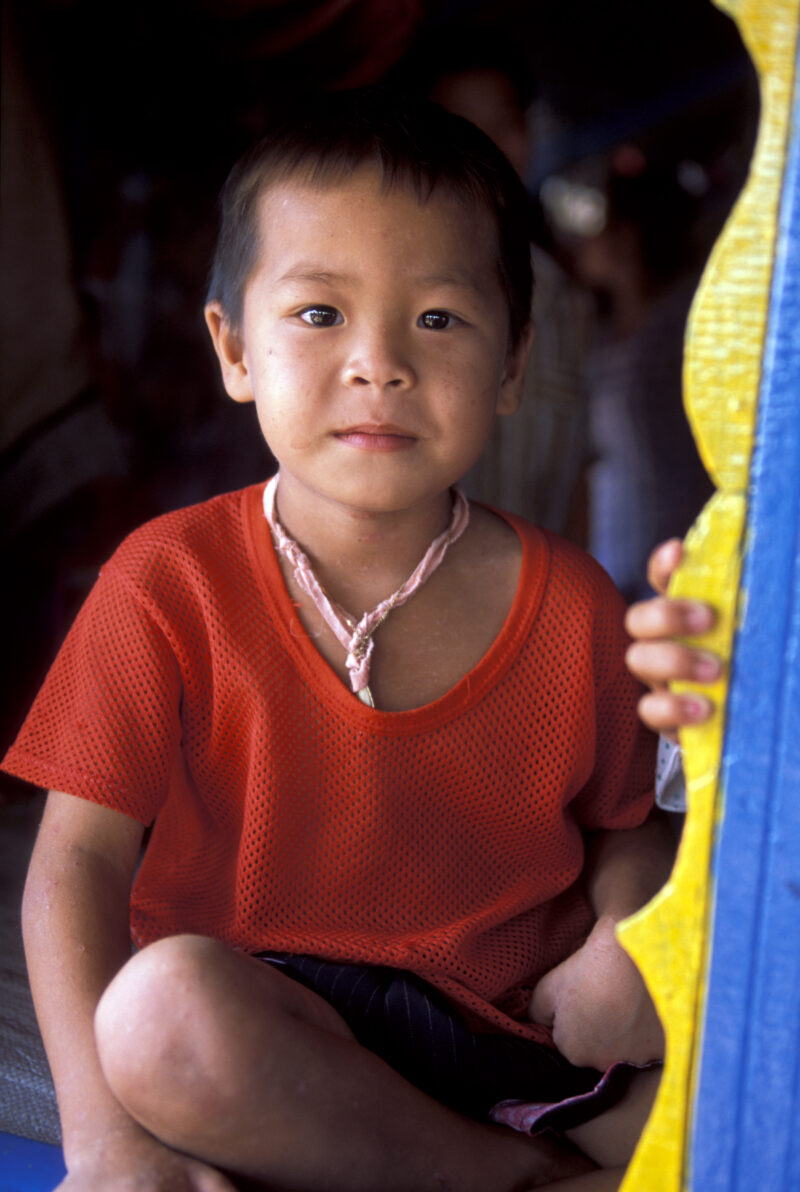 Boy In Cambodia — Stock image of young boy living in poverty in Rural Cambodia — Cambodia, Boy, boys, poverty, child