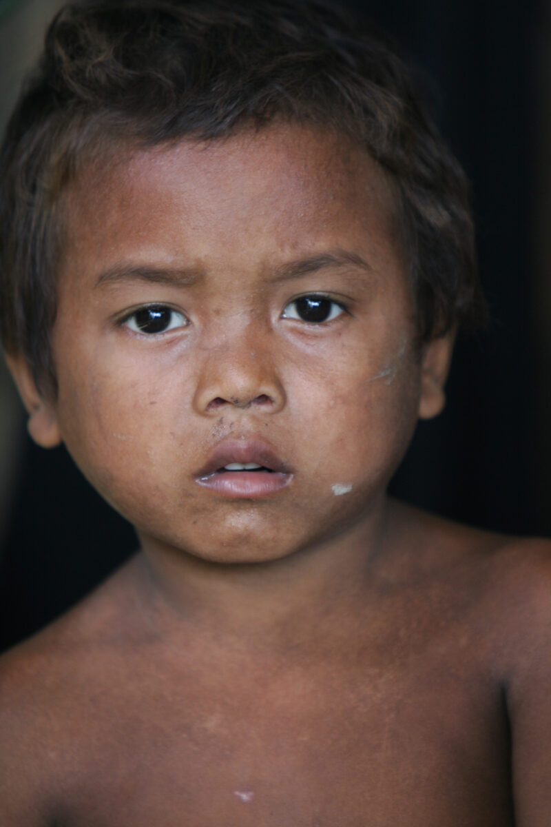 Boy In Cambodia — Stock image of young boy living in poverty in Rural Cambodia — Cambodia, Boy, boys, poverty, child