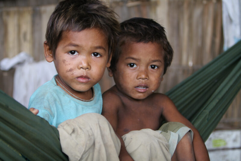 Boy In Cambodia — Stock image of young boy living in poverty in Rural Cambodia — Cambodia, Boy, boys, poverty, child