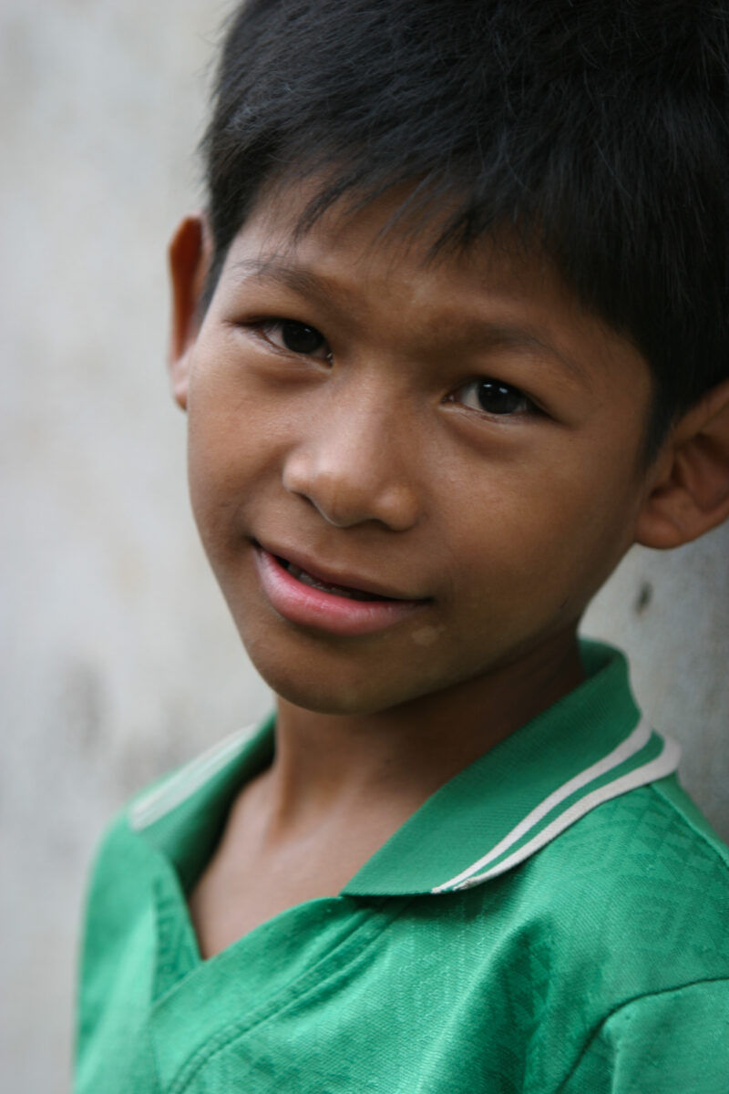 Boy In Cambodia — Stock image of young boy living in poverty in Rural Cambodia — Cambodia, Boy, boys, poverty, child
