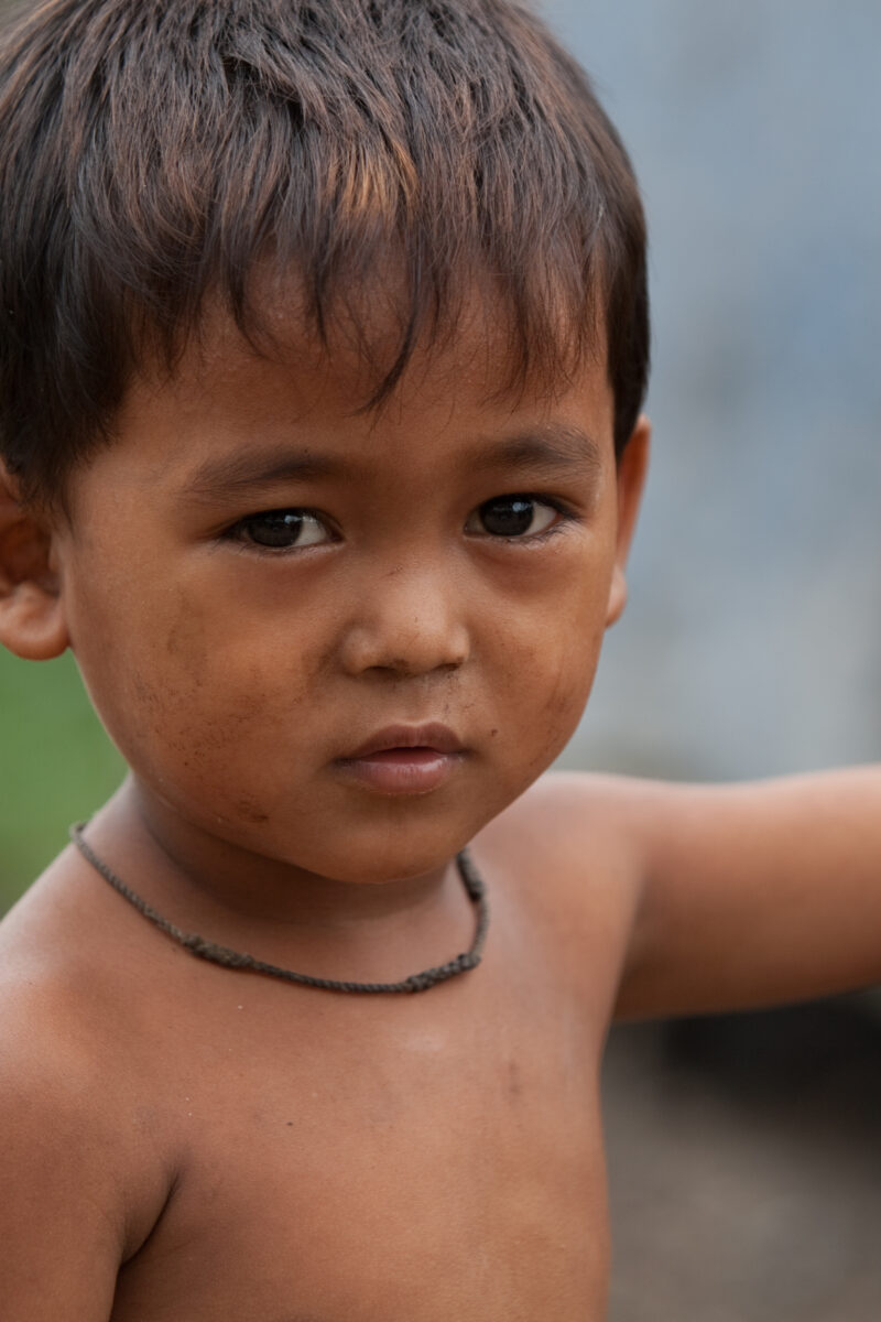 Boy In Cambodia — Stock image of young boy living in poverty in Rural Cambodia — Cambodia, Boy, boys, poverty, child