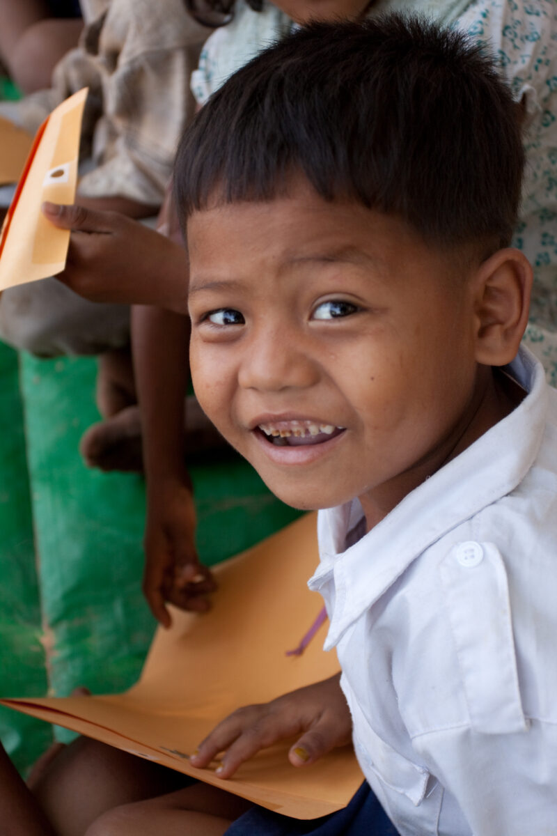 Boy In Cambodia — Stock image of young boy living in poverty in Rural Cambodia — Cambodia, Boy, boys, poverty, child