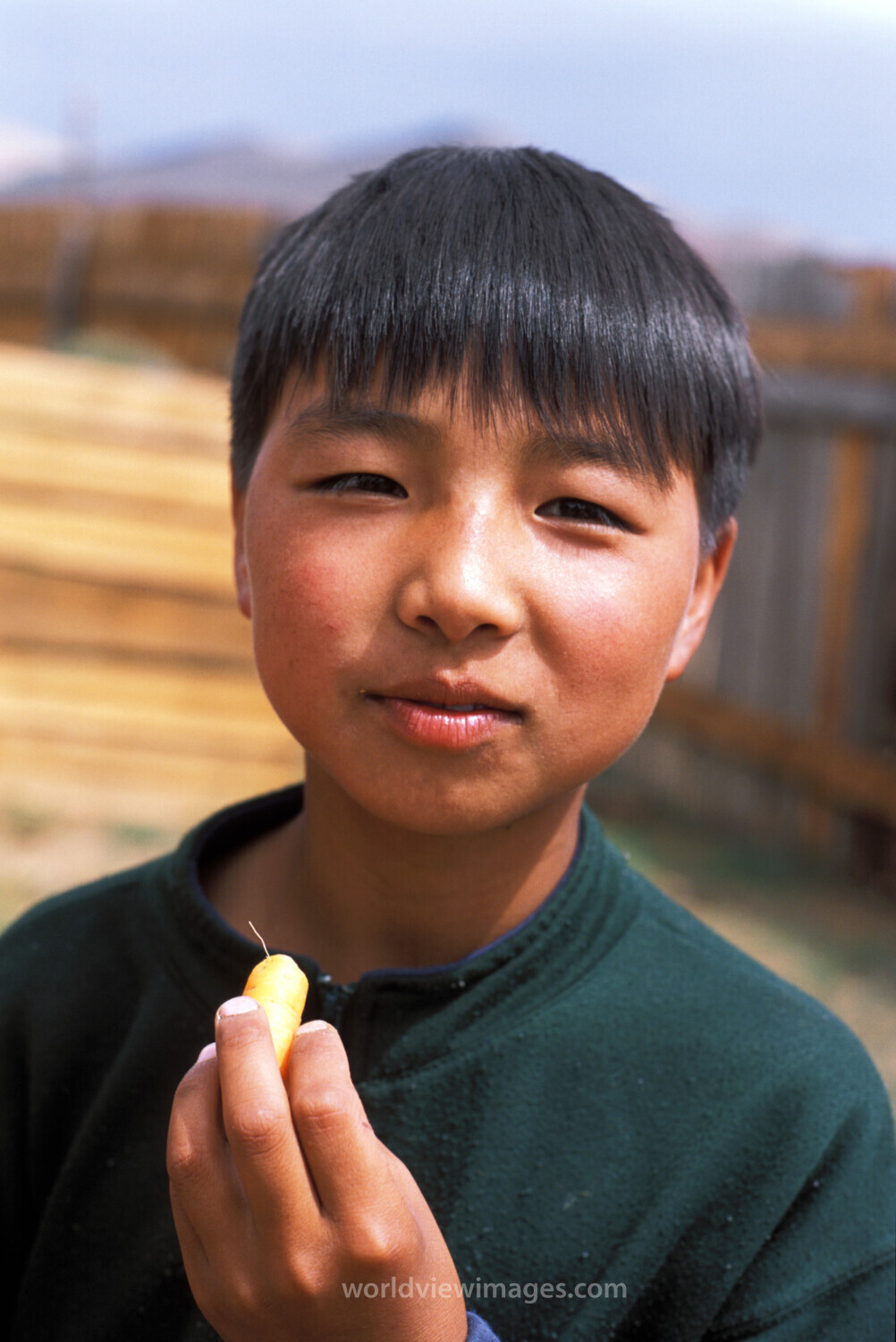 Boy in Mongolia