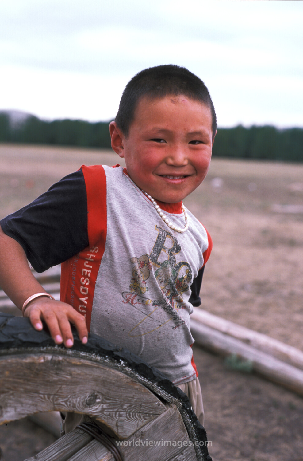 Boy in Mongolia
