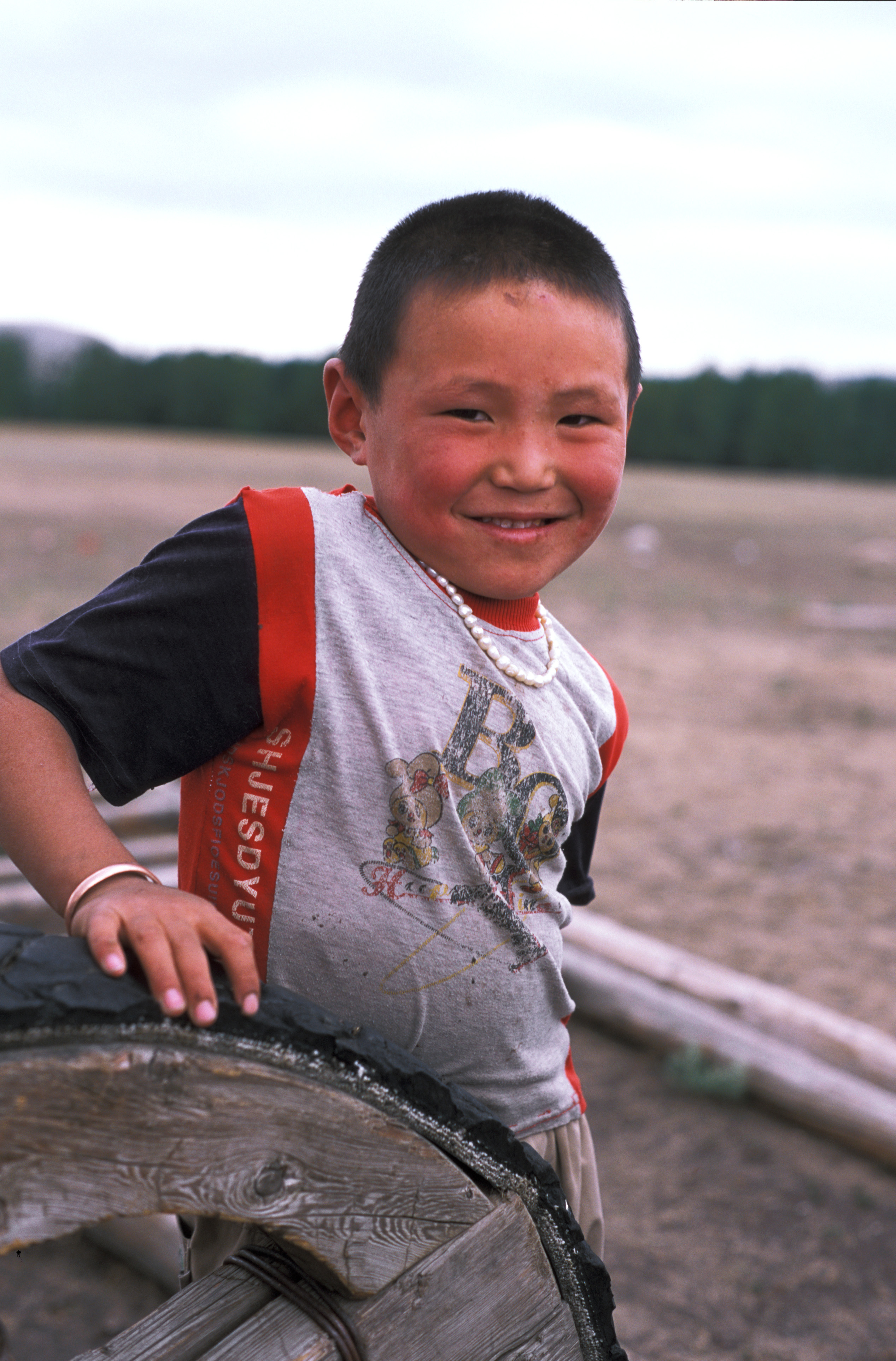 Boy in Mongolia