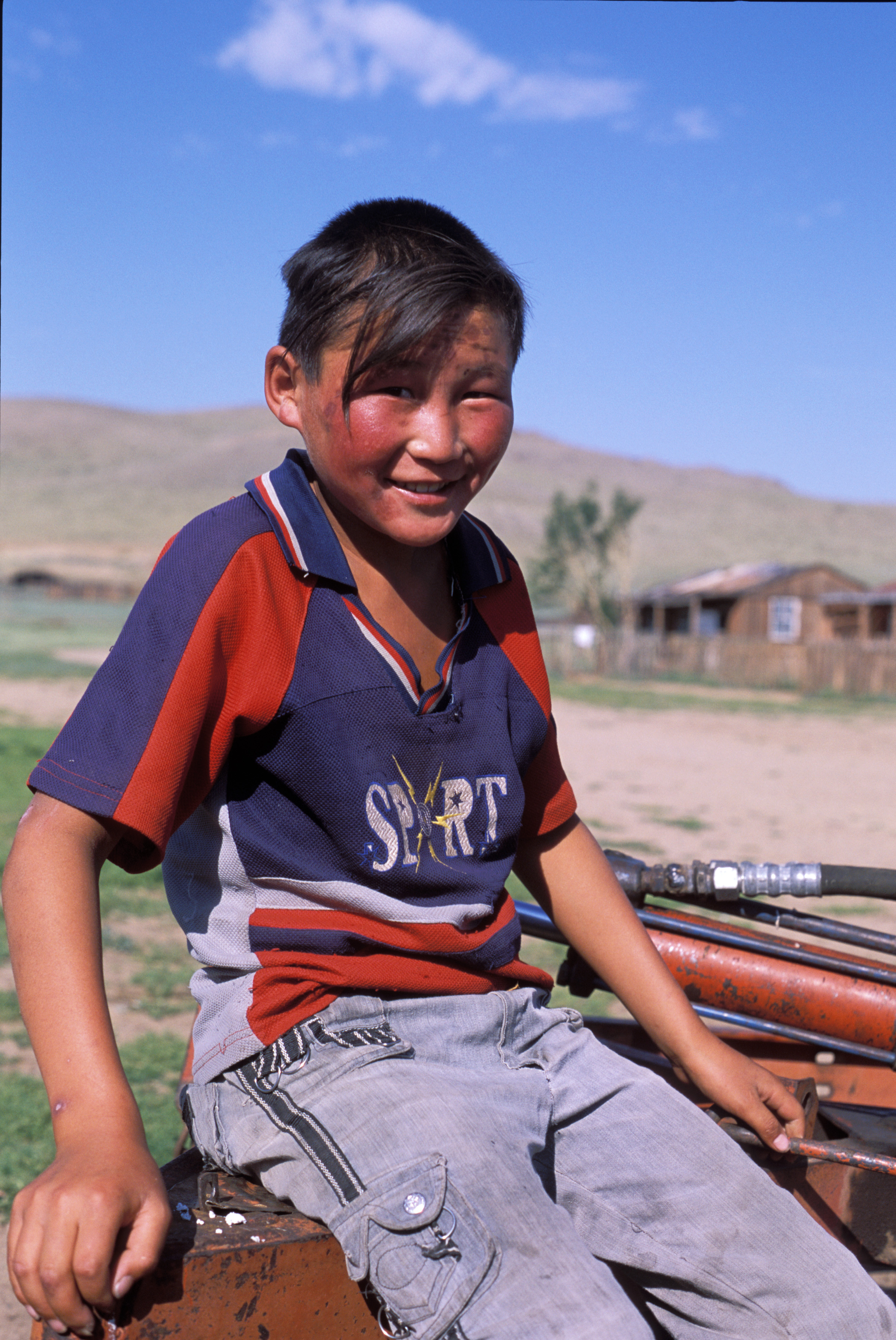 Boy in Mongolia