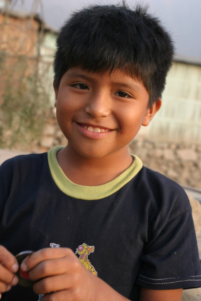 Boys in Peru — Stock image of boy growing up in poverty in rural Peru — Peru, boy, boys, poverty, child