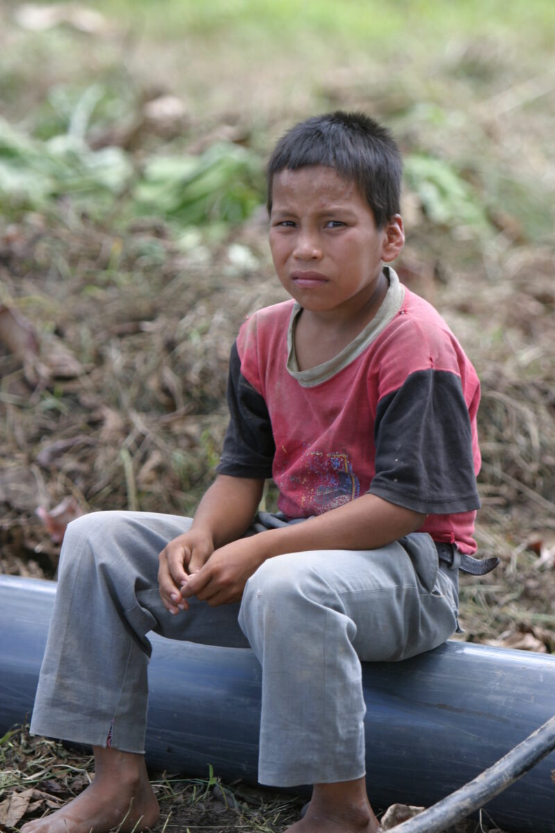 Boys in Peru — Stock image of boy growing up in poverty in rural Peru — Peru, boy, boys, poverty, child