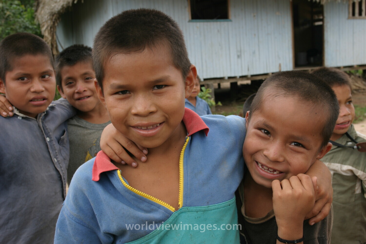 Boys in Peru