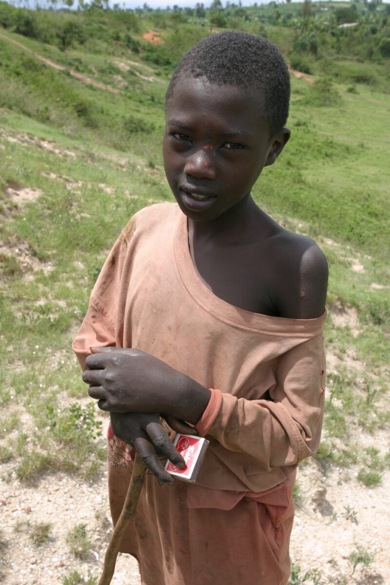Boy in Rwanda — Boys growing up in a poor rural region of Rwanda after the return of refugees after the genocide. — Rwanda, boy, boys, child, children