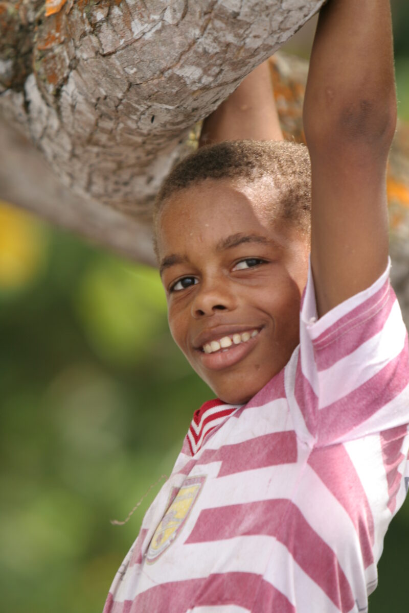 Boy in Sao tome, Africa — Stock image of boy growing up on the island of Sao Tome, Africa — Sao Tome, Africa, ADRA, Poverty, boy
