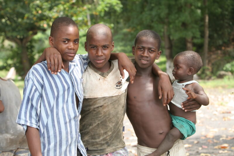 Boy in Sao tome, Africa — Stock image of boy growing up on the island of Sao Tome, Africa — Sao Tome, Africa, ADRA, Poverty, boy