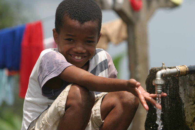 Boy in Sao tome, Africa — Stock image of boy growing up on the island of Sao Tome, Africa — Sao Tome, Africa, ADRA, Poverty, boy