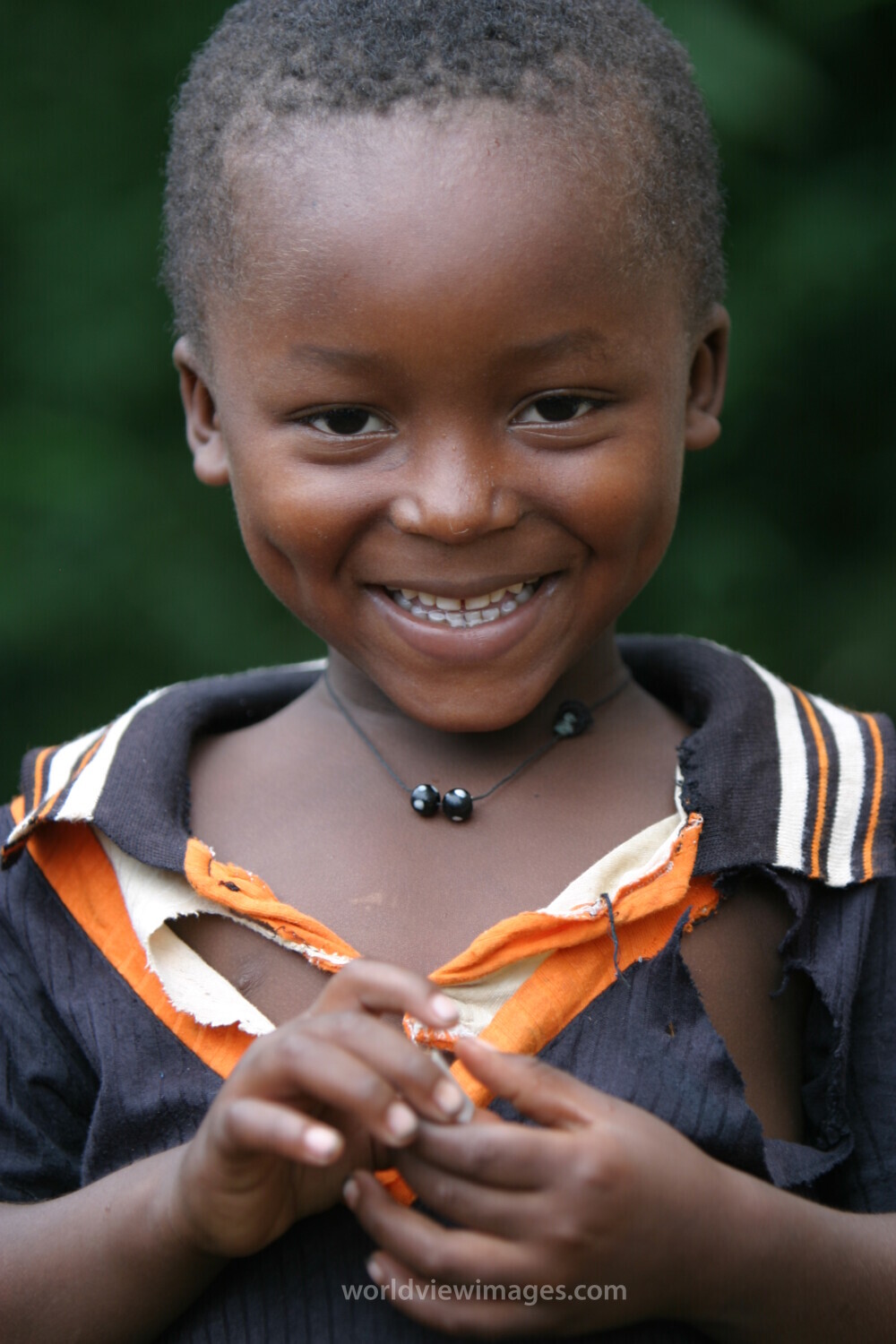 Boy in Sao tome, Africa