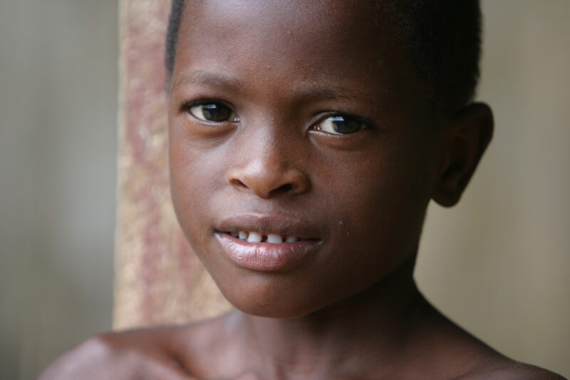 Boy in Sao tome, Africa — Stock image of boy growing up on the island of Sao Tome, Africa — Sao Tome, Africa, ADRA, Poverty, boy