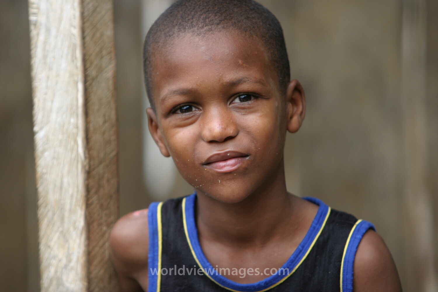 Boy in Sao tome, Africa