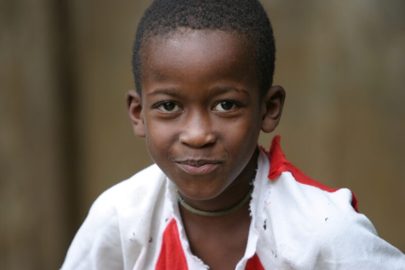 Boy in Sao tome, Africa — Stock image of boy growing up on the island of Sao Tome, Africa — Sao Tome, Africa, ADRA, Poverty, boy