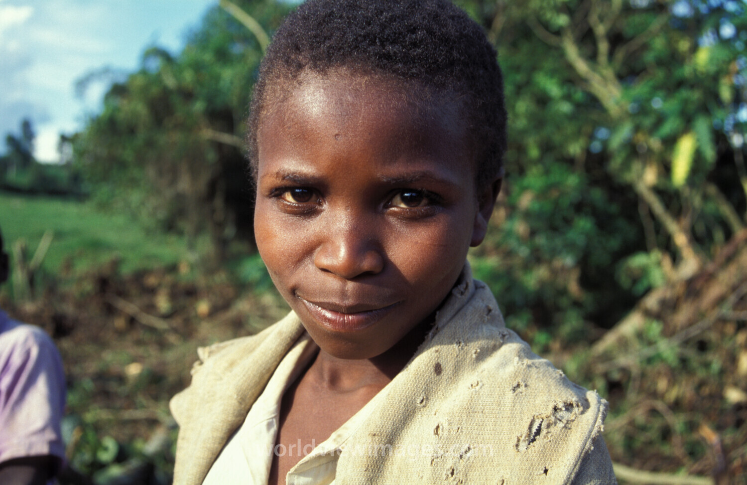 Boy in Uganda