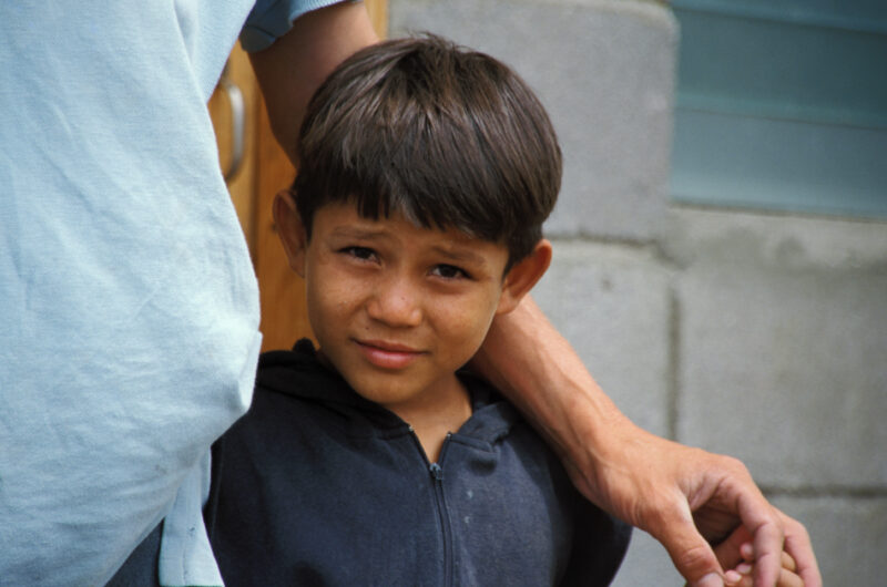Boy in Honduras — Boy living in an IDP camp after being displaced by flooding and mudslides. — Honduras, boys, boy, IDP, refugee