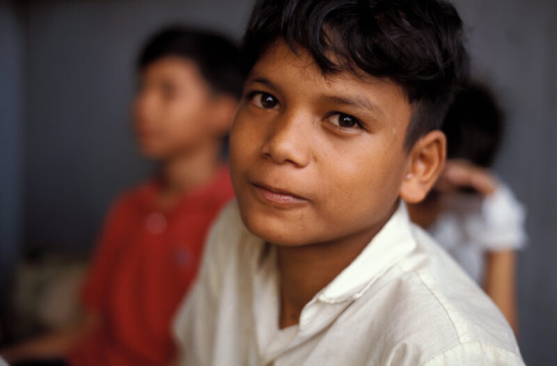 Boy In Cambodia — Stock image of young boy living in poverty in Rural Cambodia — Cambodia, Boy, boys, poverty, child