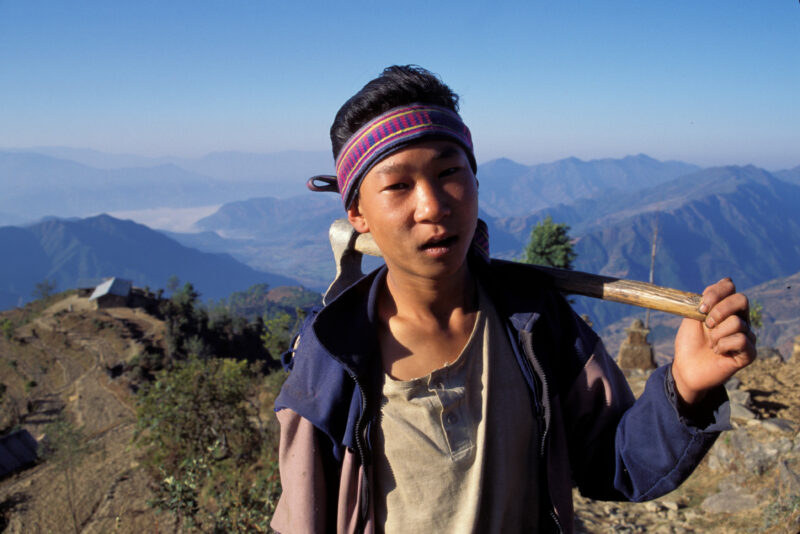 Boy in Nepal — Stock image of boy growing up in rural Nepal — Nepal, faces, boy, boys, child