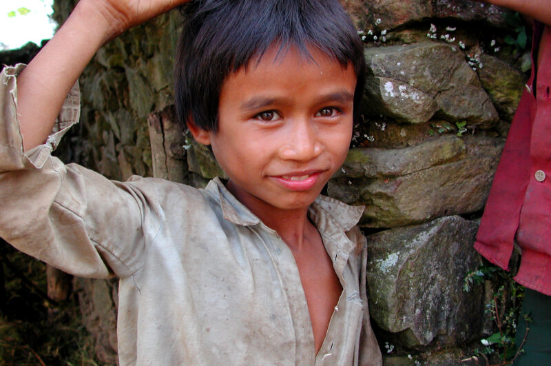 Boy in Nepal — Stock image of boy growing up in rural Nepal — Nepal, faces, boy, boys, child