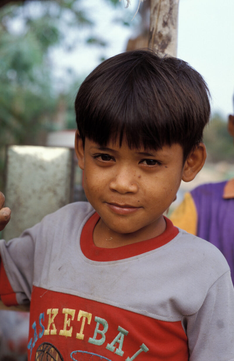 Boy in Cambodia — Stock image of boy in rural Cambodia — Cambodia, SE Asia, Poverty, boy, boys
