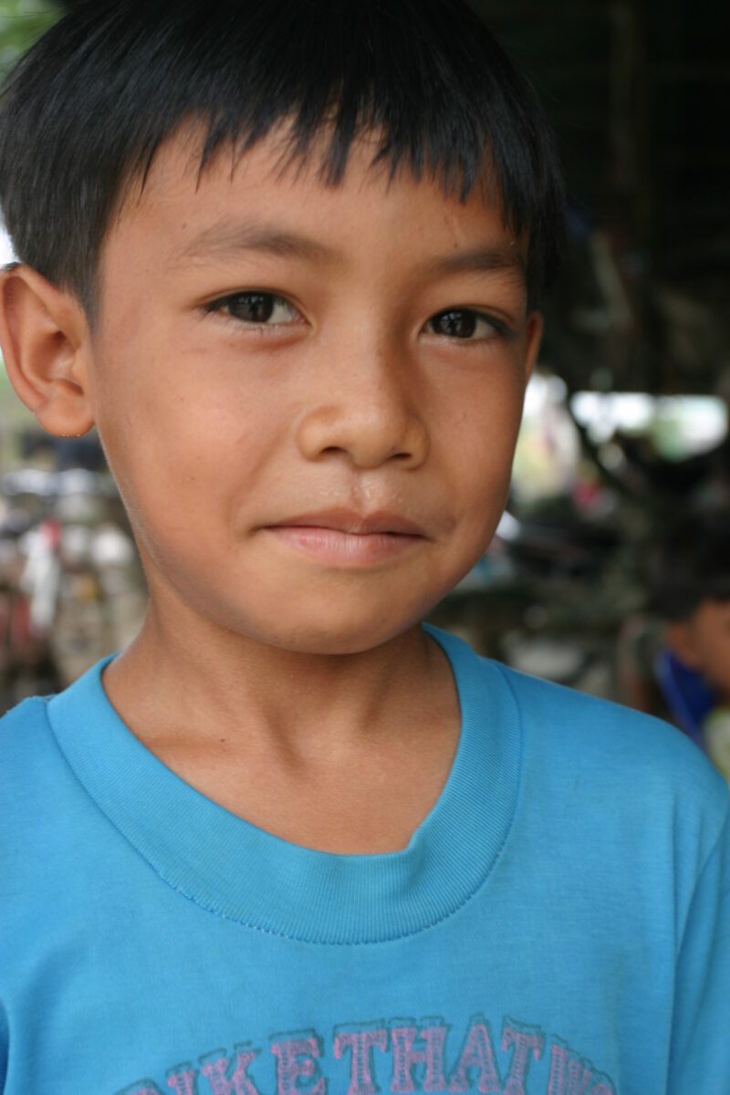 Boy In Cambodia — Stock image of young boy living in poverty in Rural Cambodia — Cambodia, Boy, boys, poverty, child